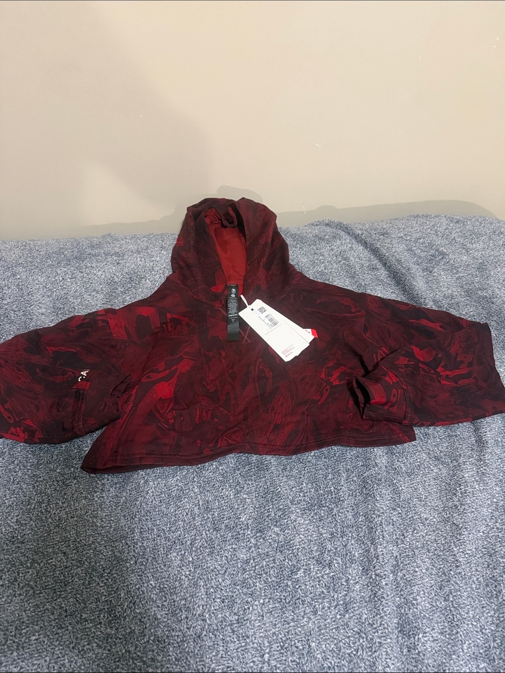 lululemon athletica Maroon Graphic Hooded Jacket